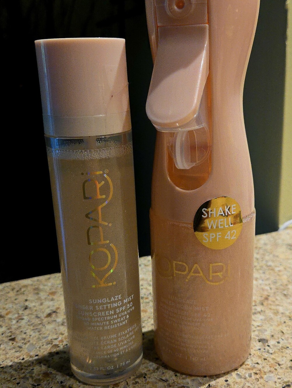 Kopari Sunglazes 1 Sheer Setting Mist SPF 50 & 1 Sheer Sunscreen Mist 42 SPF NEW - Picture 2 of 3